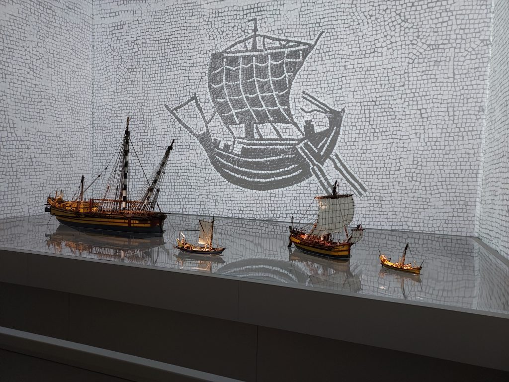 Musée Narbo Via- Narbonne- " Les ports antiques"- 2022- Tirage privé.