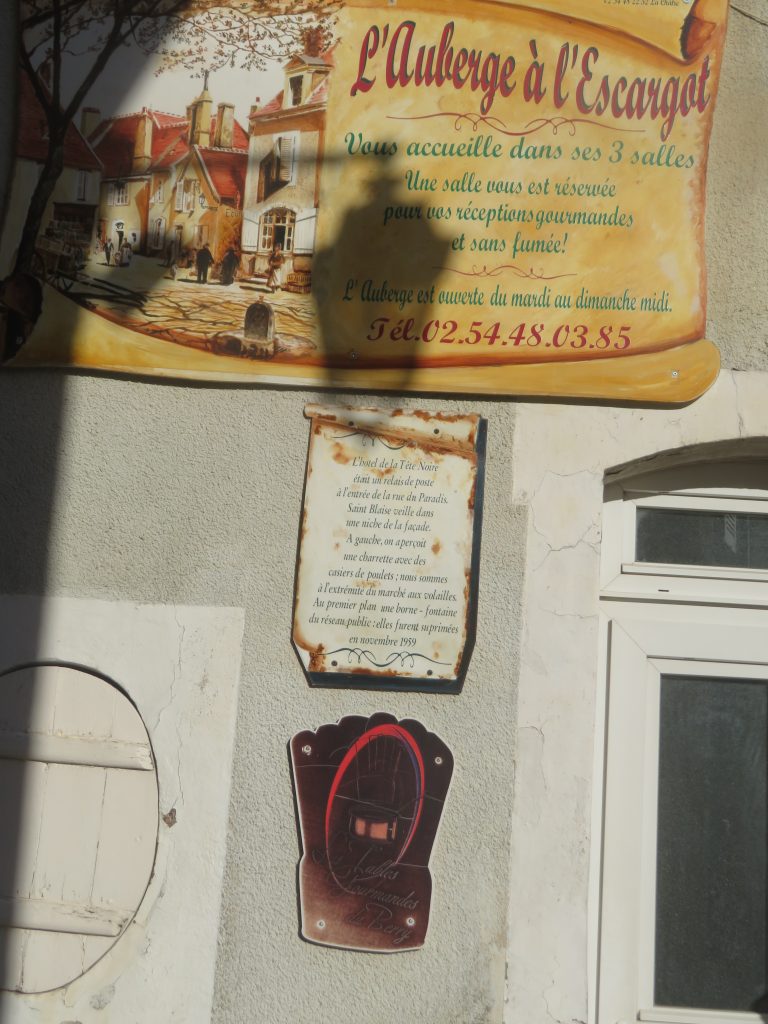 Restaurant l'Escargot ou Ostel de la tête noire - La Châtre- (Berry) - Avril 2025- Tirage privé. 