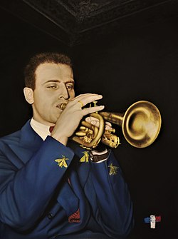 Boris VIAN aux abeilles centraliennes; pastel sec de René de Lenclos. Source wikipedia.
