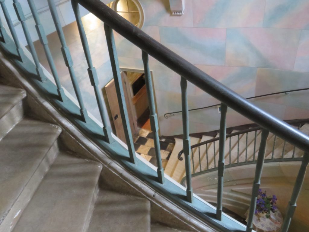 Montée d'escalier , Domaine de Nohant - Tirage privé.
