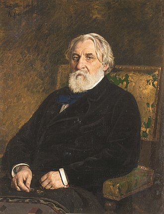 Ivan TOURGUENIEV- par Ilia Repine ( 1874) - Wikipedia; 