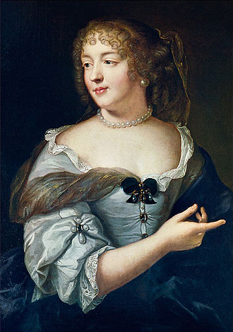Madame de Sévigné- 1665- portrait par Claude Lefebvre- Source wikipedia.