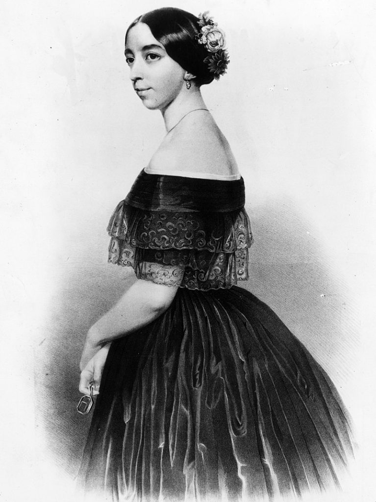 Pauline VIARDOT - Garcia , soeur de la Malibran. 
Par Hulton Archive- Getty images- Wikipedia