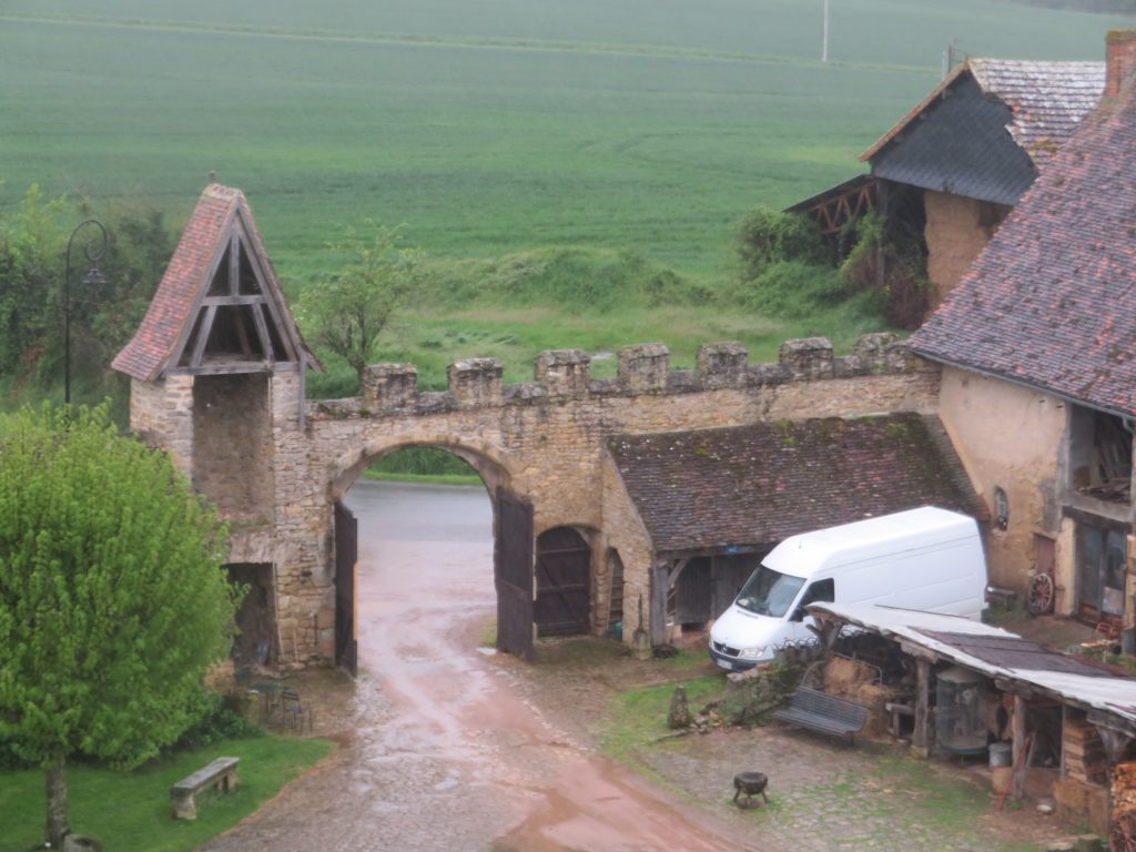 Paysage, la vue du château, 2e étage.- Tirage privé.
