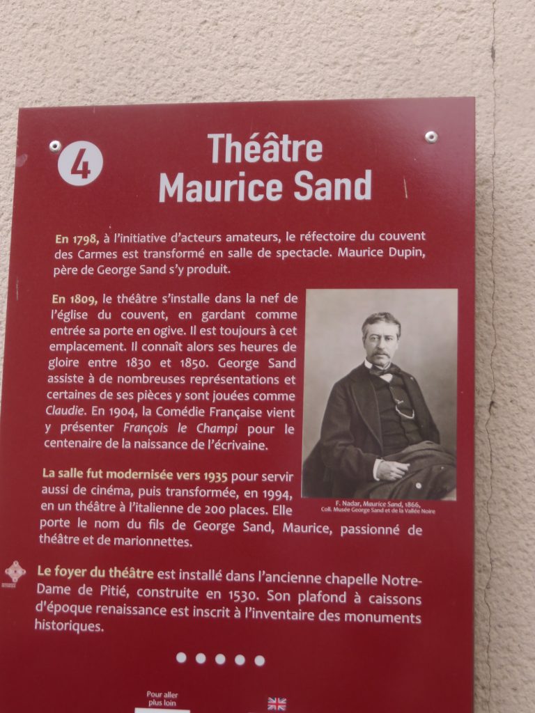 Théâtre Maxime SAND - La Châtre- tirage privé 