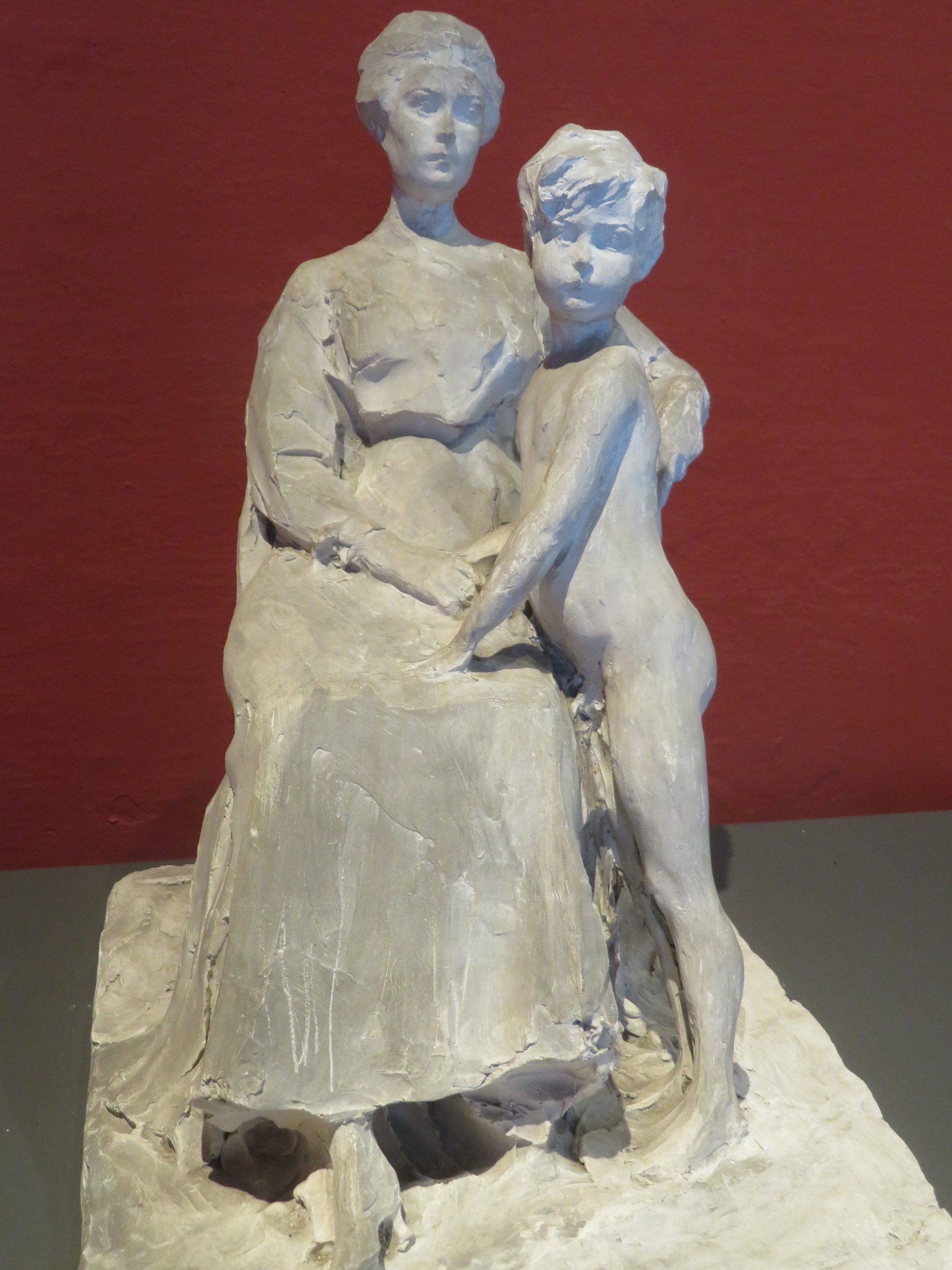 Maternité - sculpture de TROUBETSKOÏ- Museo del Paesaggio, Verbania ( Lac Majeur) - Italie - tirage privé.